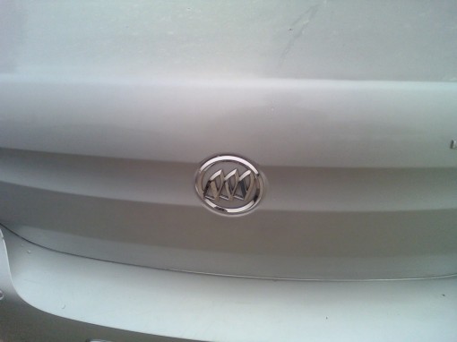 The crowning jewel... the upside-down Buick emblem.